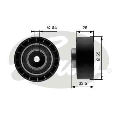 Spannrolle, Keilrippenriemen Gates T39057 Spannrolle, Keilrippenriemen Gates T39057 von Gates