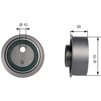 Spannrolle, Zahnriemen GATES PowerGrip™ T41041 von Gates
