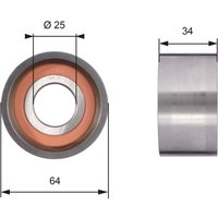 Spannrolle, Zahnriemen GATES PowerGrip™ T41234 von Gates