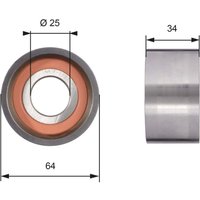 Spannrolle, Zahnriemen PowerGrip GATES T41234 von Gates