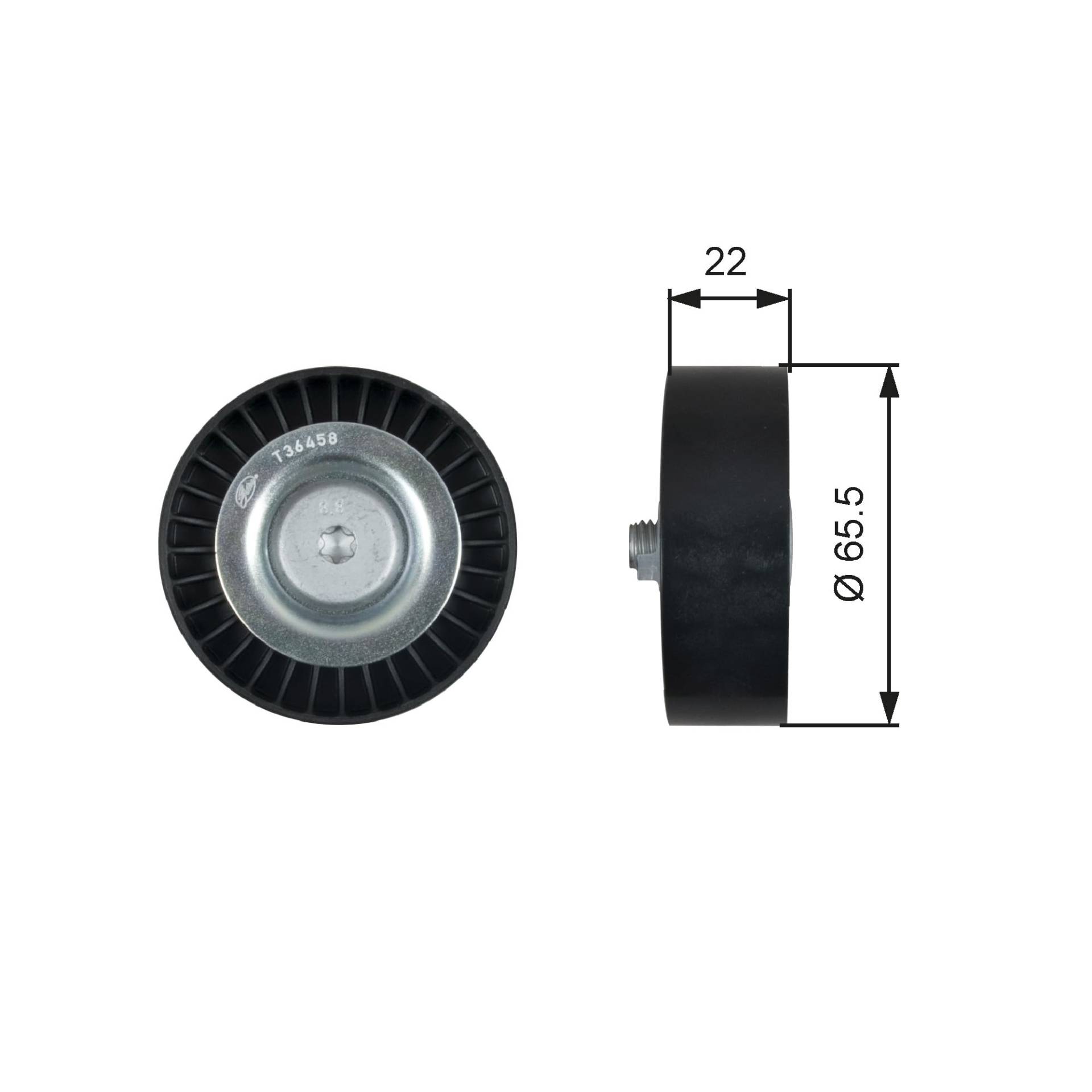 GATES DriveAlign Spannrolle T36458 GATES DriveAlign Spannrolle T36458 von Gates