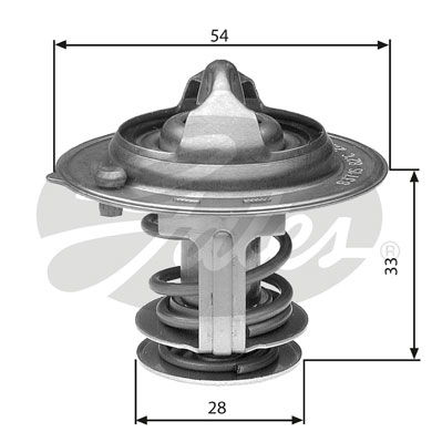 Thermostat, Kühlmittel Gates TH29882G1 Thermostat, Kühlmittel Gates TH29882G1 von Gates
