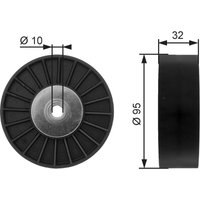 Umlenk-/Führungsrolle, Keilrippenriemen GATES T36135 Umlenk-/Führungsrolle, Keilrippenriemen GATES T36135 von Gates