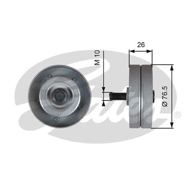 Umlenk-/Führungsrolle, Keilrippenriemen Gates T36182 Umlenk-/Führungsrolle, Keilrippenriemen Gates T36182 von Gates