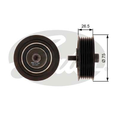 Umlenk-/Führungsrolle, Keilrippenriemen Gates T36262 Umlenk-/Führungsrolle, Keilrippenriemen Gates T36262 von Gates