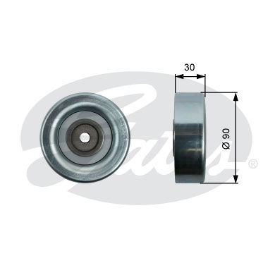 Umlenk-/Führungsrolle, Keilrippenriemen Gates T36415 von Gates