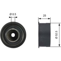 Umlenk-/Führungsrolle, Zahnriemen GATES T42076 von Gates