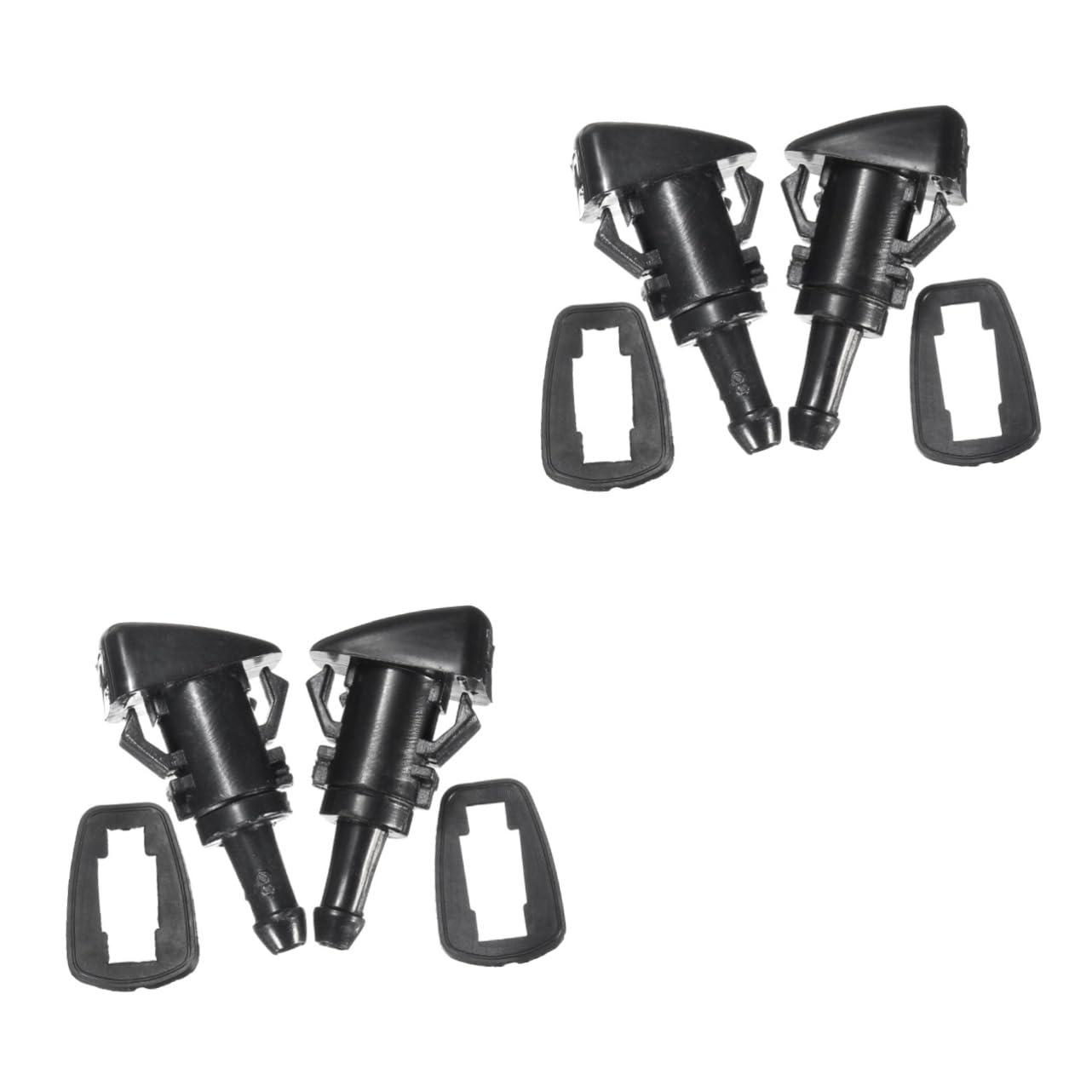 2 Paar Ausweichwischerdüse Wischerdüsen für auto Sprühgerät für die Scheibenwaschanlage von Autos Car Wiper Nozzle Windshield Spray Kit Ersatz-Scheibenwaschdüsen Autowischerdüsen Gatuida von Gatuida