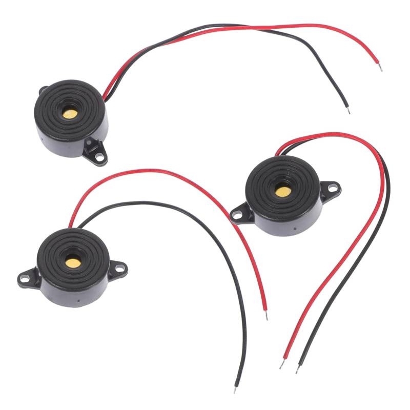 Gatuida 3st Summer Elektronischer Piepton Kleines Buzzerphone Piepton-lautsprecher Buzzerphone Für Zu Hause Alarmgeber Alarm Bei Offener Tür Annoyatron Kontinuierlicher Piepton Ppo Black von Gatuida