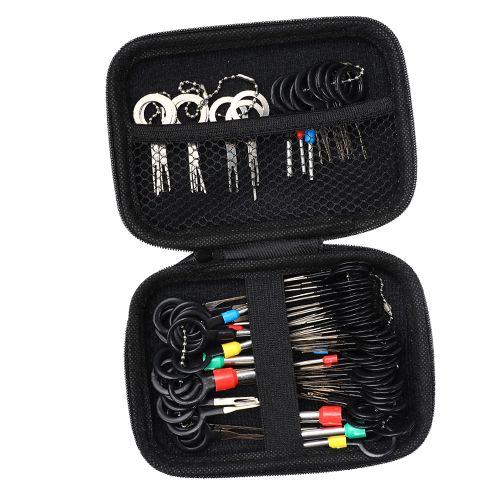 Gatuida 76 Teiliges Terminal Entferner Werkzeugset Für Auto Pin Extractor Für Elektrische Verbindungsteile Praktisches Auspinwerkzeug Für Mechaniker Mit Schwarzem Stoffbeutel Gatuida 76 Teiliges Terminal Entferner Werkzeugset Für Auto Pin Extractor Für Elektrische Verbindungsteile Praktisches Auspinwerkzeug Für Mechaniker Mit Schwarzem Stoffbeutel von Gatuida