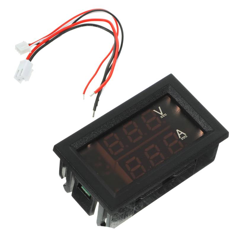 Gatuida 1stück Digital Voltmeter Ammeter Dual Display Für Auto Dc Spannung Und Strom Tester Hochpräzise Messung Geeignet Für Elektrofahrzeuge Und Motorräder von Gatuida