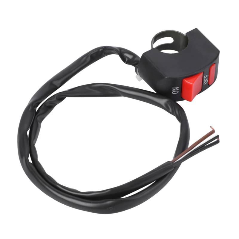 Gatuida -lenker-ein-/aus-taste 12 V 10 A Universell Einsetzbar 7/8 Zoll Warnblinkanlage Stoppschalter Metallkonstruktion von Gatuida