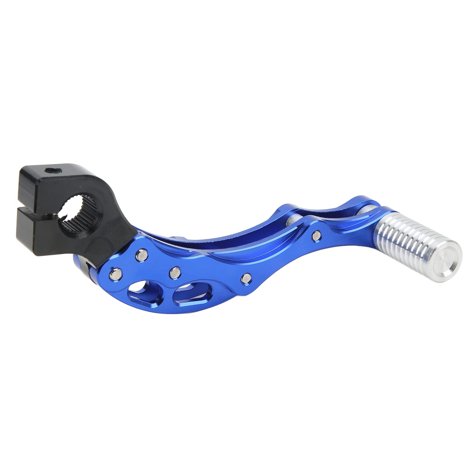 Kickstarter, Kickstarterhebel Universal Aluminiumlegierung Hochfester Korrosionsschutz für Motorradroller(Blau) von Gatuxe