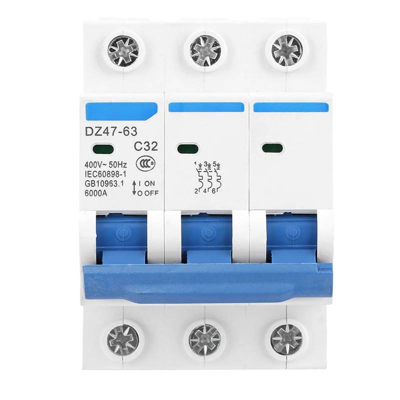 32 ampere sicherung+Stromschutzschalter, Schutzschalter, Dz47-63 3p 32a 400 V Fehlerstromschutzschalter, Fehlerstromschutzschalter Für Haushalt, Industrie von Gavigain