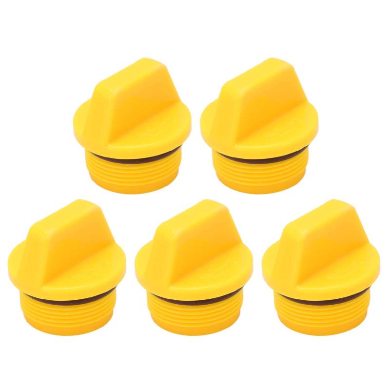 5pcs universelle Ölabdeckung ABS WEAR UNIVERSALER OIL Füllstoffstopfen für Hidea Vier -Takt -Außenborder Gelb von Gavigain