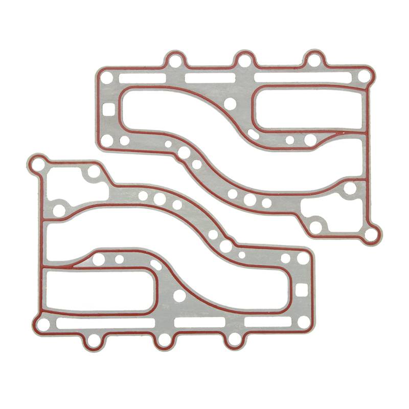 Außenborder Auspuff Innenabdeckung Kunststoffdichtung für 2 Takt 15 PS Motor Motorboot Standardgröße Einfach Installation Ideales Ersatz Starke Premium -Material Langlebensspanne von Gavigain