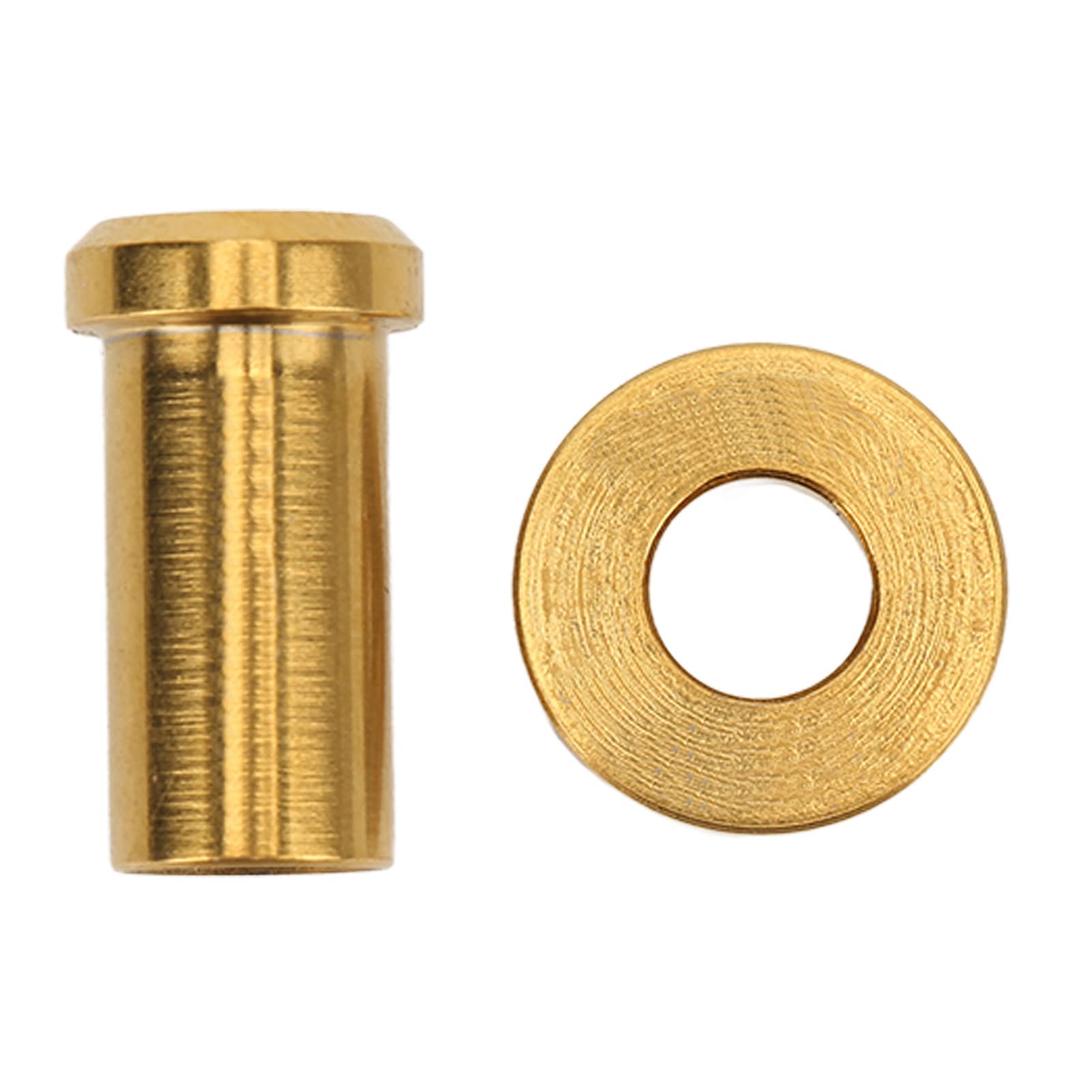 Bremssattel Muss Rost Proof Titanlegierung C -Klemme Festmutter mit Waschmaschine für Roadbikes 15 mm (Gold) von Gavigain