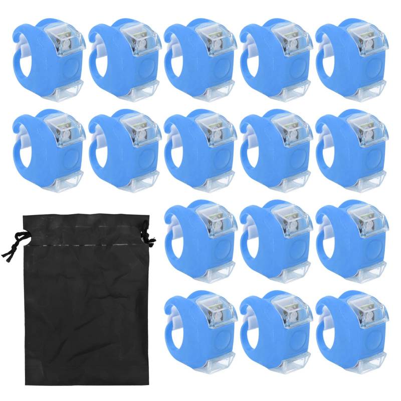Gavigain 16pcs LED -Bootsnavigationslichter 3 Modi Einfach Installation helle sichere Warnscheiben für Boote (Blue) von Gavigain