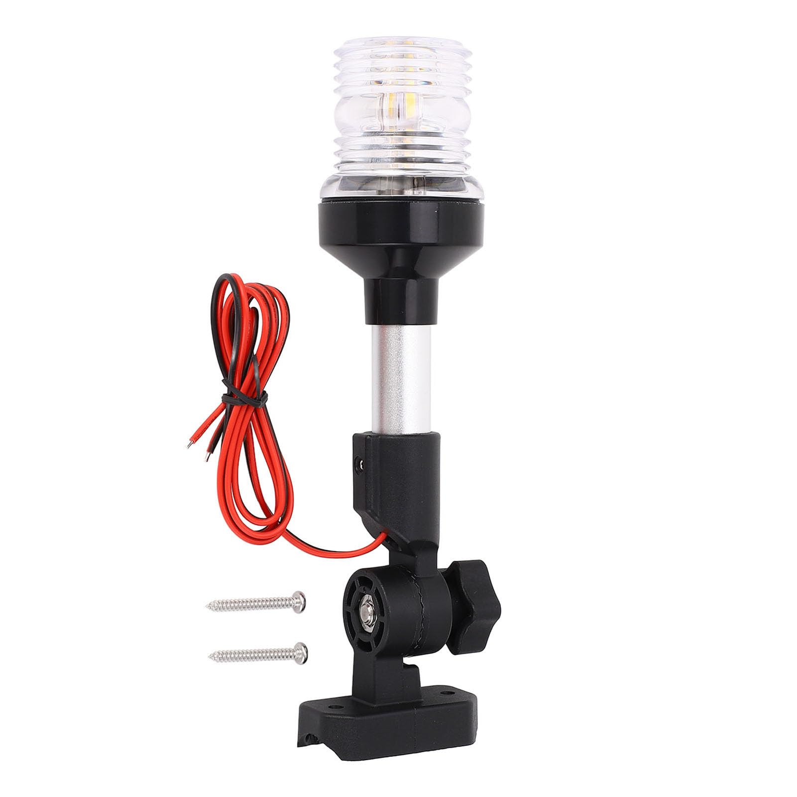 Gavigain LED -Ankerlicht IP67 Weißes Licht 3nm Sichtbarkeit falten Sie das Boot Hecklicht für Pontons flache Boote AC DC12-24V (9 Inch) von Gavigain
