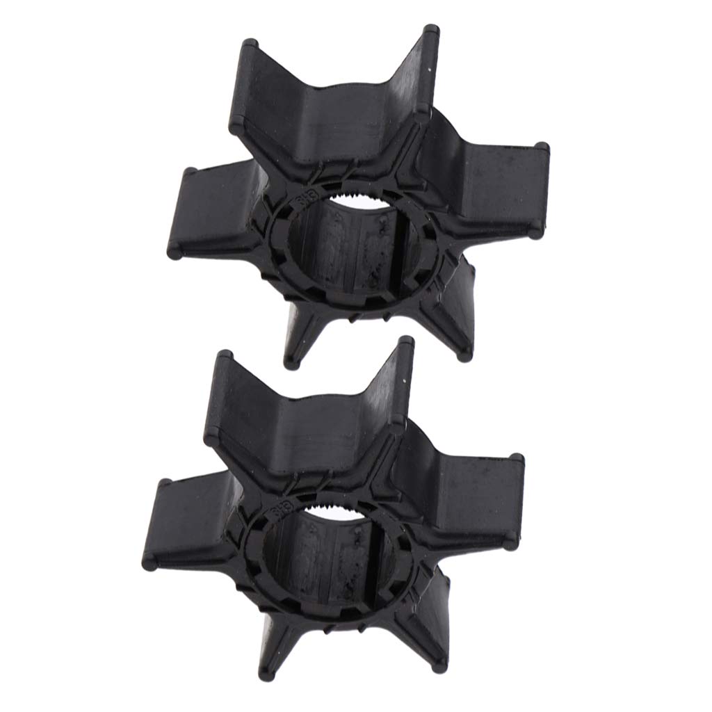 Gazechimp 2er Pack Wasserpumpe Impeller Flügelrad Ersatzlaufrad für Yamaha 2-/ 4-Stroke 50PS Außenborder Motoren Gazechimp 2er Pack Wasserpumpe Impeller Flügelrad Ersatzlaufrad für Yamaha 2-/ 4-Stroke 50PS Außenborder Motoren von Gazechimp