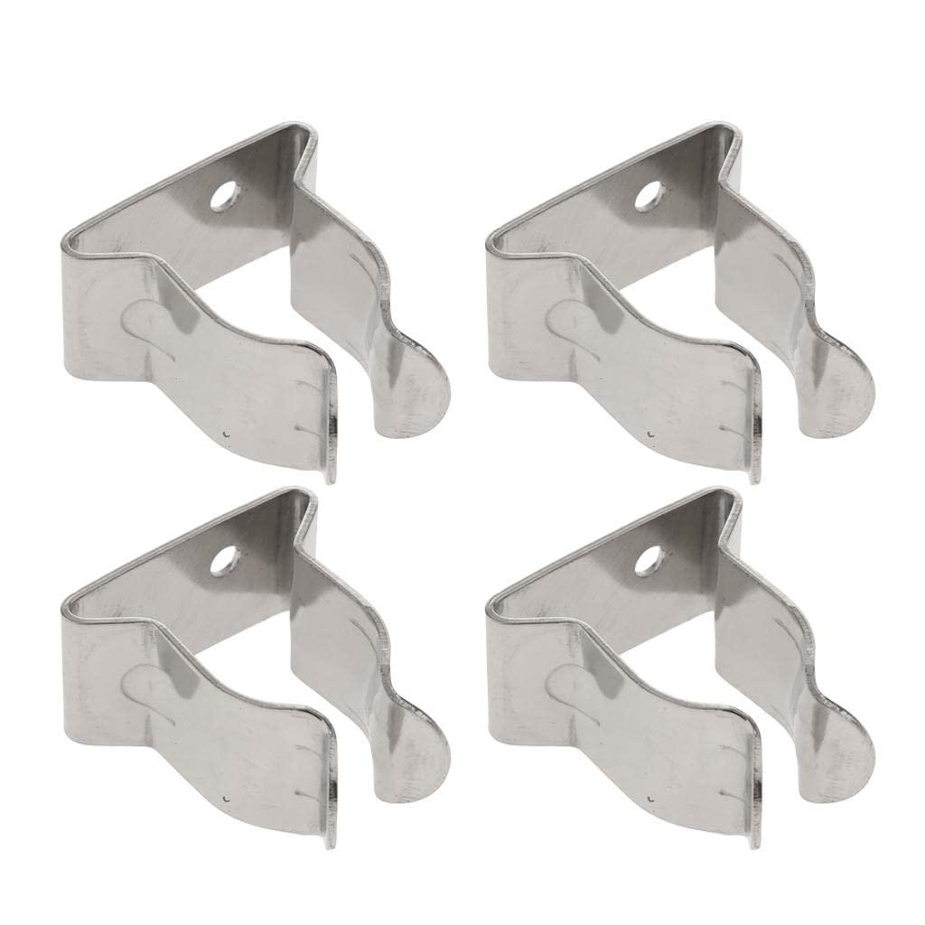 Gazechimp 4 X 304 Edelstahl Bootshakenhalter-Clips Zubehör Paddel Halterung Clip Boot Paddelhalter Bootshakenhalter für Marine Boot Gazechimp 4 X 304 Edelstahl Bootshakenhalter-Clips Zubehör Paddel Halterung Clip Boot Paddelhalter Bootshakenhalter für Marine Boot von Gazechimp