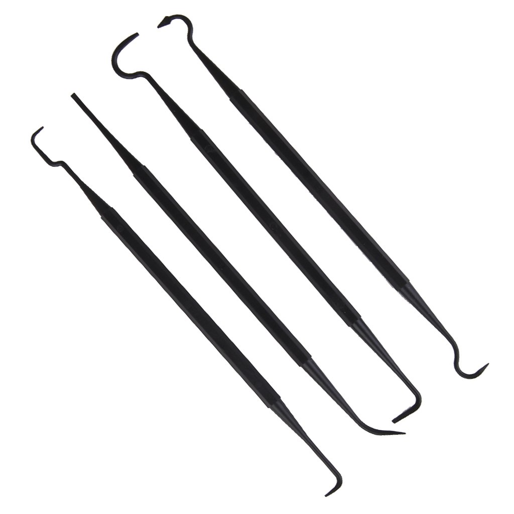 gazechimp Set 4pcs Reinigung von Pistole Doppel Ende Handwerk – Schwarz gazechimp Set 4pcs Reinigung von Pistole Doppel Ende Handwerk – Schwarz von Gazechimp