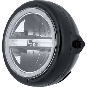 LED Scheinwerfer 5 3/4 Zoll mit Tagfahrlicht, Schwarz Gazzini von Gazzini
