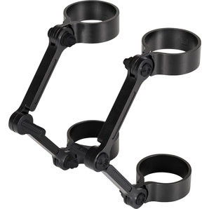 Scheinwerfer-Halter-Set 39-41 mm, schwarz, Alu Gazzini von Gazzini