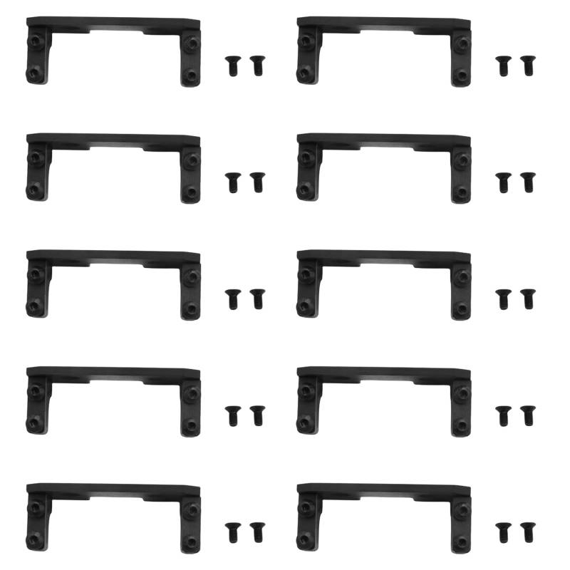 Gbloodst 10X Aluminium Servo Halter + Carbon Halter für 1:10 AXIAL SCX10 Rc Auto Achse von Gbloodst