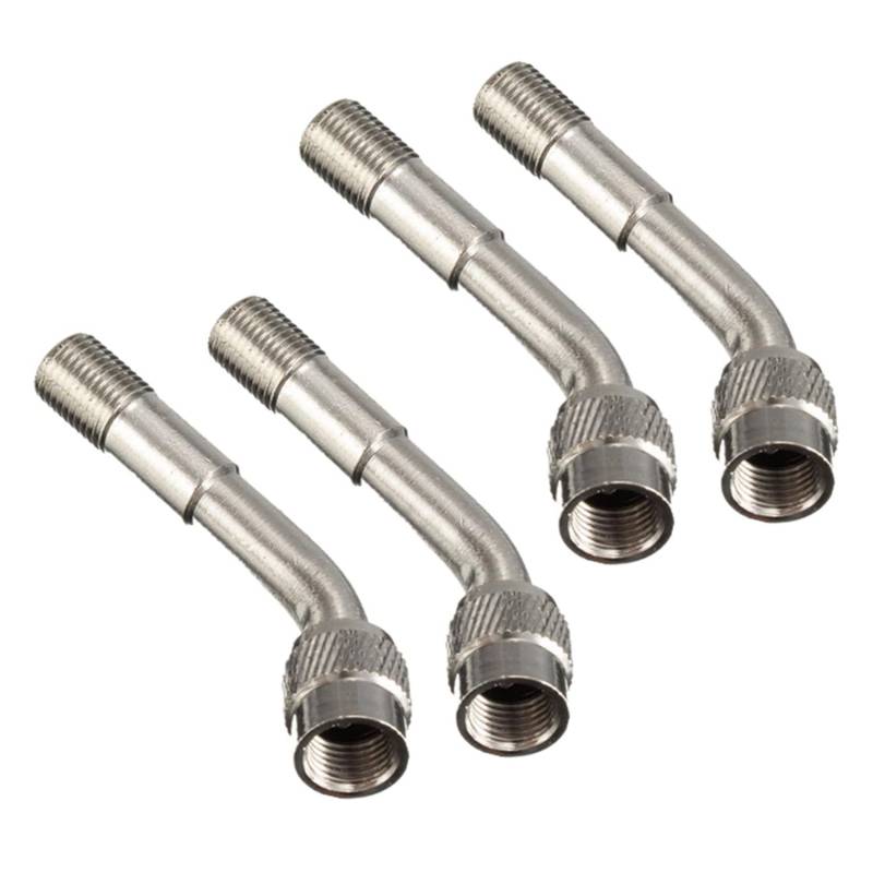 Gbloodst 4Pcs Reifenventilverlängerungsadapter Motorrad Auto Vorbau Extender 135 Grad von Gbloodst