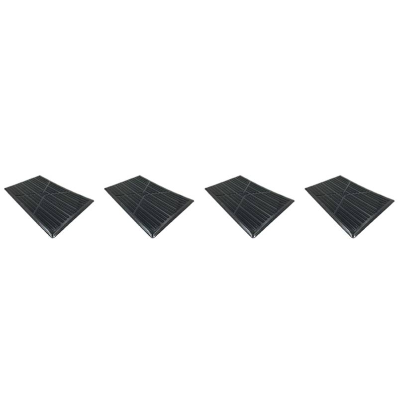 Gbloodst 4X Universal Auto Bodenmatte Pad Ferse Fuß Pedal Patch Cover Anti-Rutsch-Pedalmatte - 25X16Cm von Gbloodst