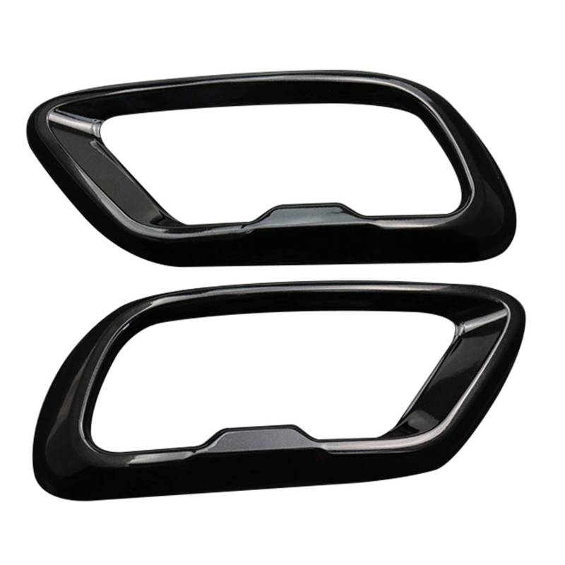 Gbloodst Auto-Edelstahl-AbgasschalldäMpfer Pip Tail Throat Frame Decoration Cover Trim für X5 X6 X7 2019-2021 von Gbloodst