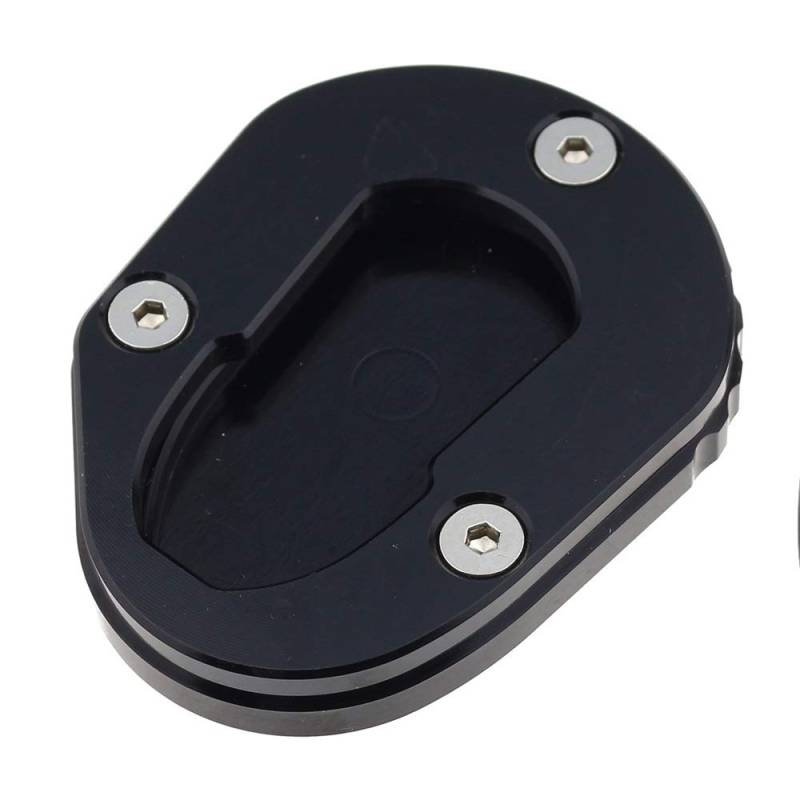 Gbloodst Kickstand SeitenstäNder StäNder Extension VergrößErung Pad Passend für YZF-R125 2014-2018 MT125 2014-2016 (Schwarz) von Gbloodst