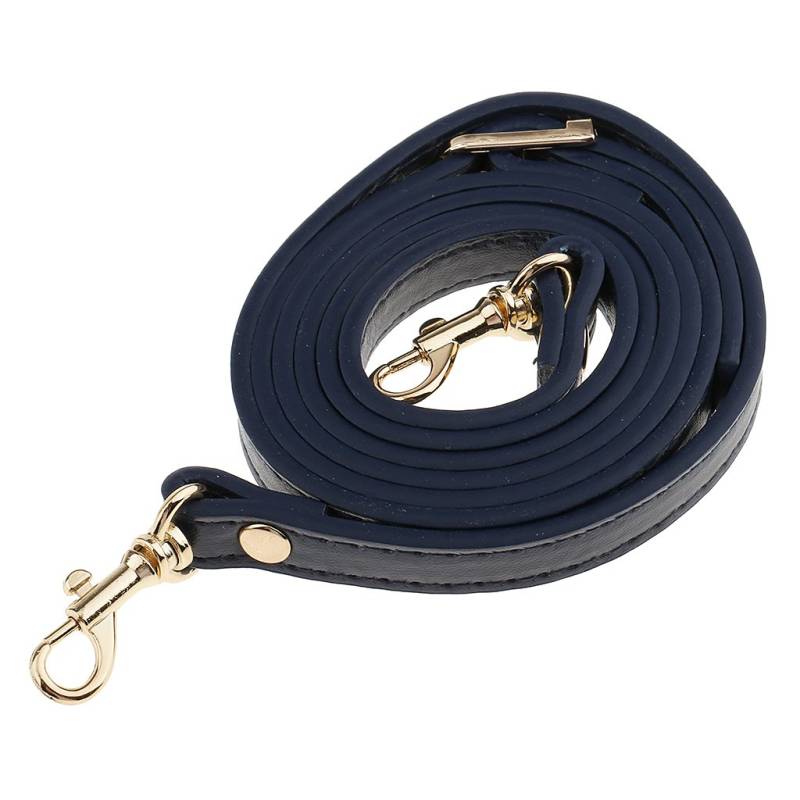 Gcljlmy Crossbody-Taschengurt, Verstellbarer Lederriemen mit drehbarem Metall-Karabinerverschluss, Ersatz für Damen, Handtasche, Geldbörse, Crossbody-Tasche (120 cm lang/1,2 cm breit) (königsblau) von Gcljlmy