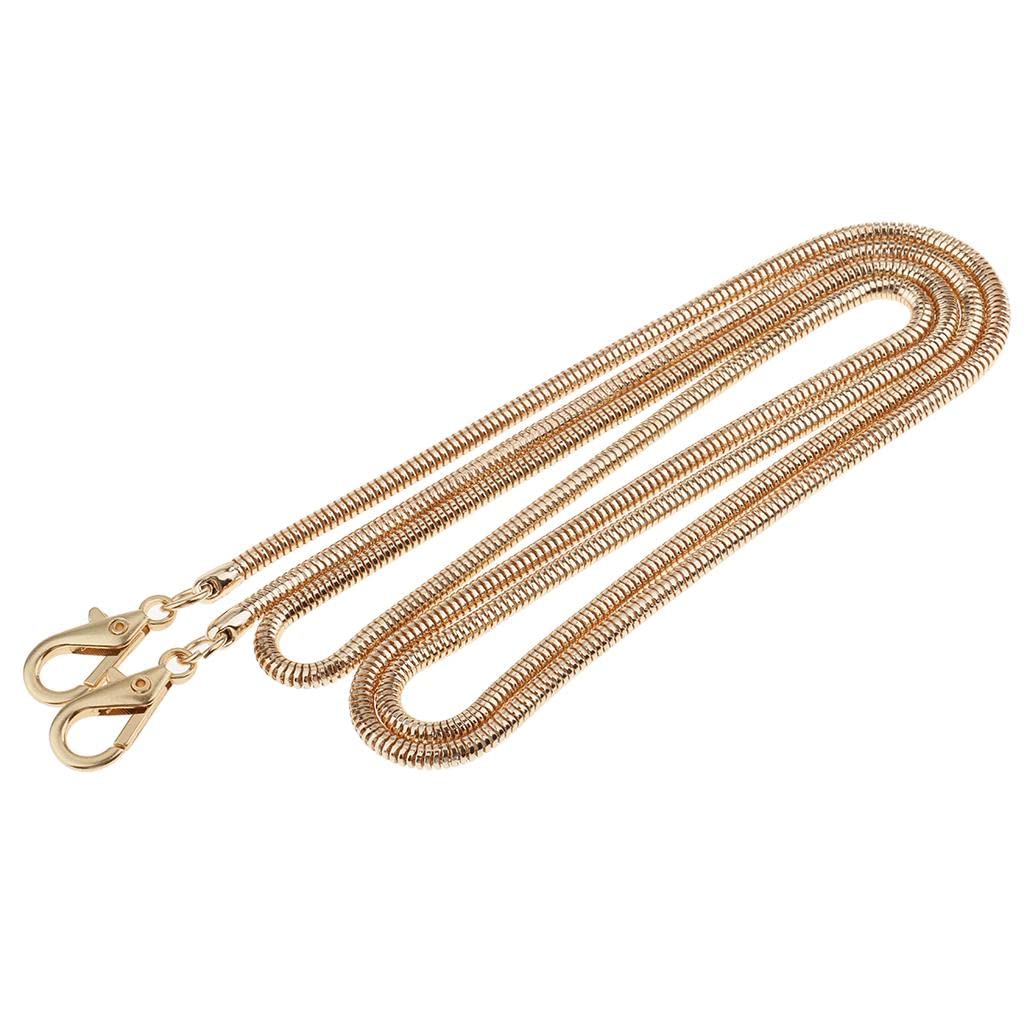 Gcljlmy Ersatz Schulter Riemen Kettenbügel aus aus Kette Schultergurt für Damen Handtasche Umhängetasche Tasche Geldbörse (Gold) von Gcljlmy