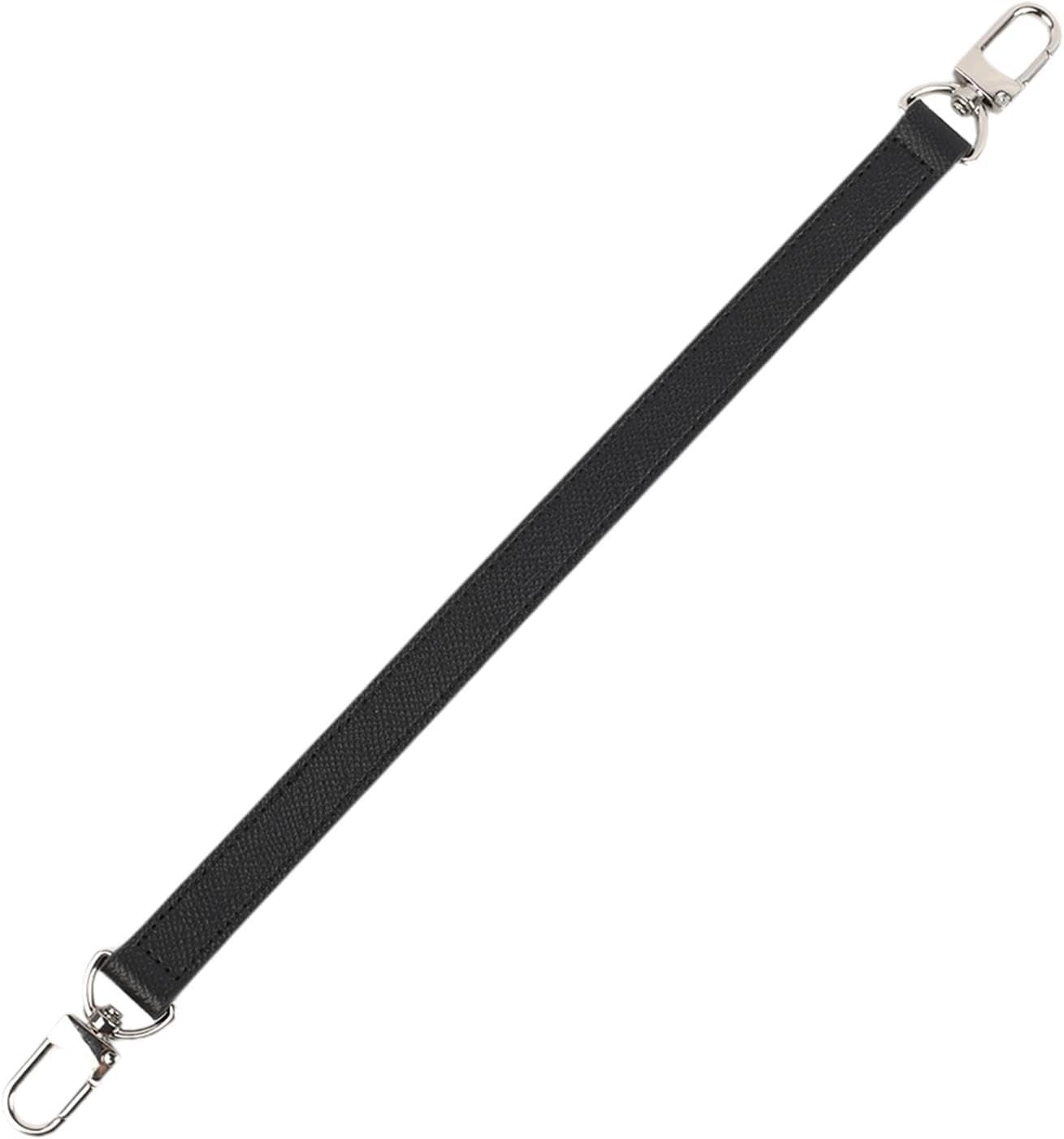Gcljlmy Handtaschengriff PU-Geldbörsengurte Umhängetaschengurt für Kurze Taschen Geschenk-Clutch-Tasche (Schwarz) von Gcljlmy