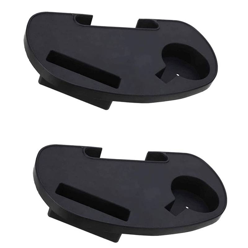 2 Stück Stuhl Seitenfach Zero Gravity Chair Fach, 2 X Clip On Beistelltisch Tray-Becherhalter-Telefon-Behälter für Zero Gravity Sonnenliege Camping Stuhl Angeln Stühle Lehnstuhl Zubehör S von Gcroet