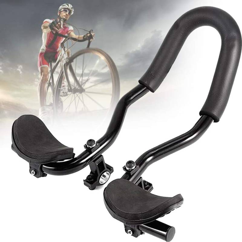 Gcroet Fahrradlenker Fahrrad Aero Lenker Armlehne Lenker Fahrradauflage Lenker Fahrradauflage Zubehör für Mountainbike Oder Rennrad von Gcroet