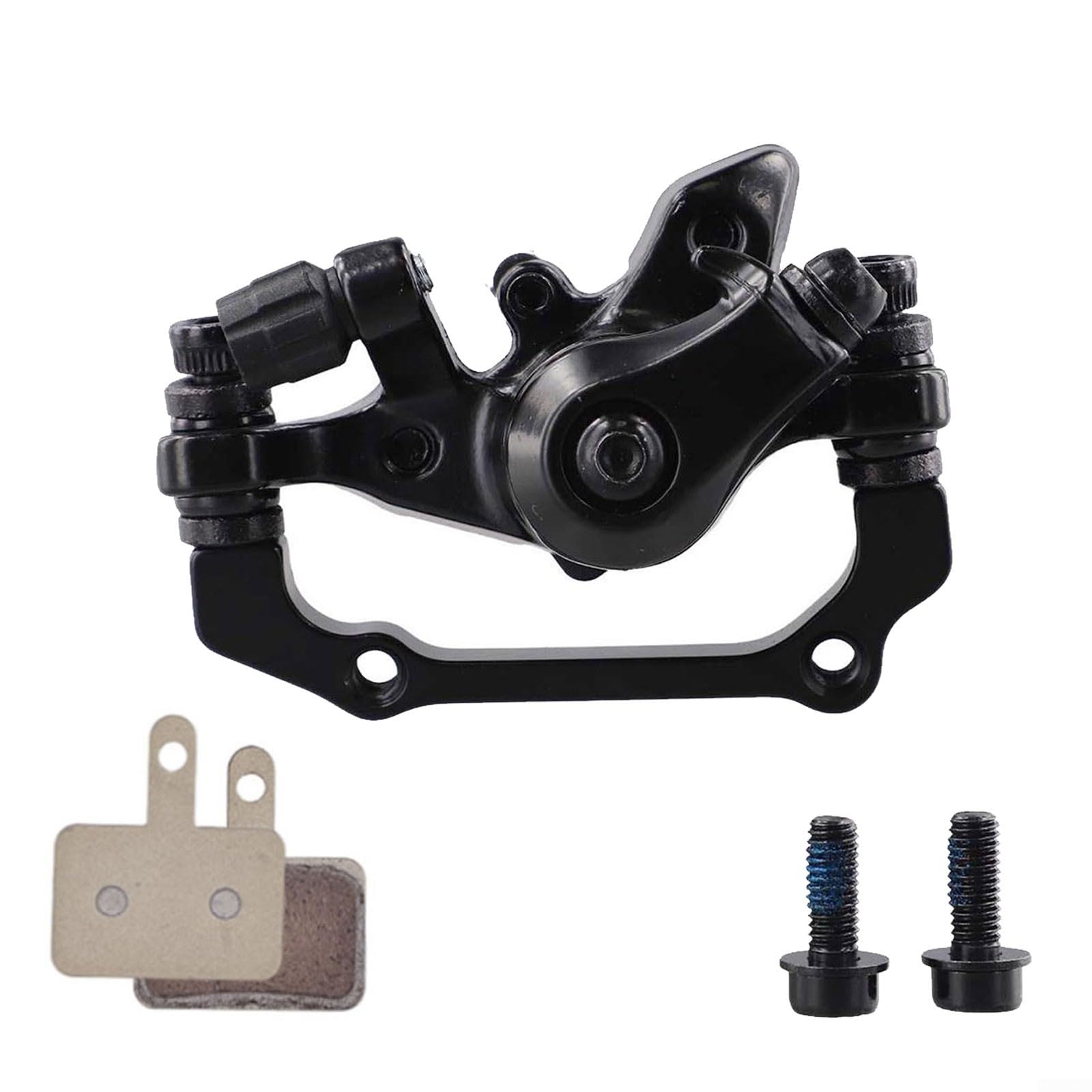 Gdfnmogo Elektrisches Fahrrad-Scheibenbremsen-Set, Bremssattel vorne und hinten, Aluminiumlegierung, starke Bremskraft, einfache Installation, MTB-Rennräder (Hinterradbremse) von Gdfnmogo