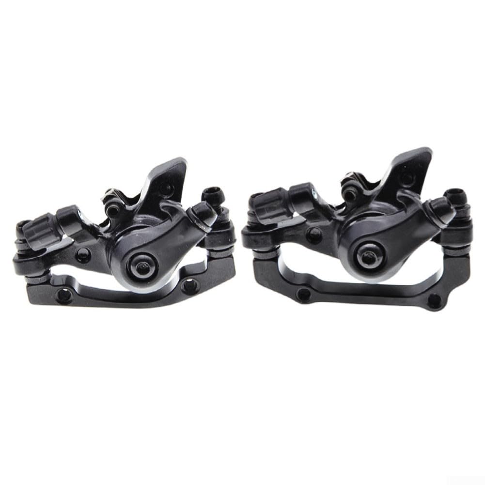 Gdfnmogo Elektrisches Fahrrad-Scheibenbremsen-Set, Bremssattel vorne und hinten, Aluminiumlegierung, starke Bremskraft, einfache Installation, MTB-Rennräder (Vorder- und Hinterradbremse) von Gdfnmogo