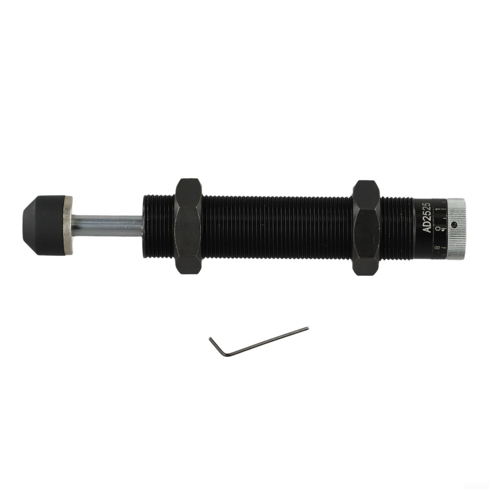 Hydrauliköldruckpufferdämpfer AC0806 Kohlenstoffstahl Stoßdämpfer mit Edelstahl-Kolbenstange für Automatisierungsausrüstung Temperatur (AD2525) von Gdfnmogo