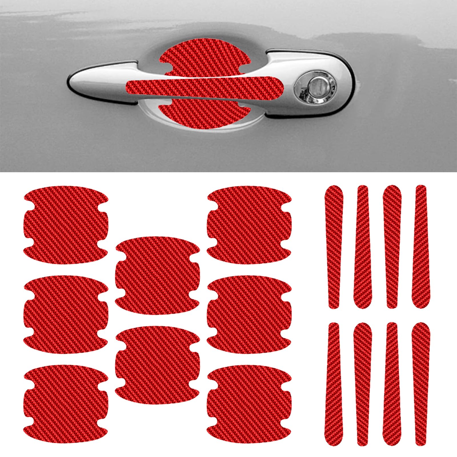 16Pcs Auto Türgriff Schutz Auto Türgriff Kratzschutz Hochwertiges Kohlefasermaterial Türgriff Cup Schutzfolie Universal Auto Türgriff Lack Guard Abdeckung Schützt Vor Kratzern und Beschädigungen 16Pcs Auto Türgriff Schutz Auto Türgriff Kratzschutz Hochwertiges Kohlefasermaterial Türgriff Cup Schutzfolie Universal Auto Türgriff Lack Guard Abdeckung Schützt Vor Kratzern und Beschädigungen von Geaanen