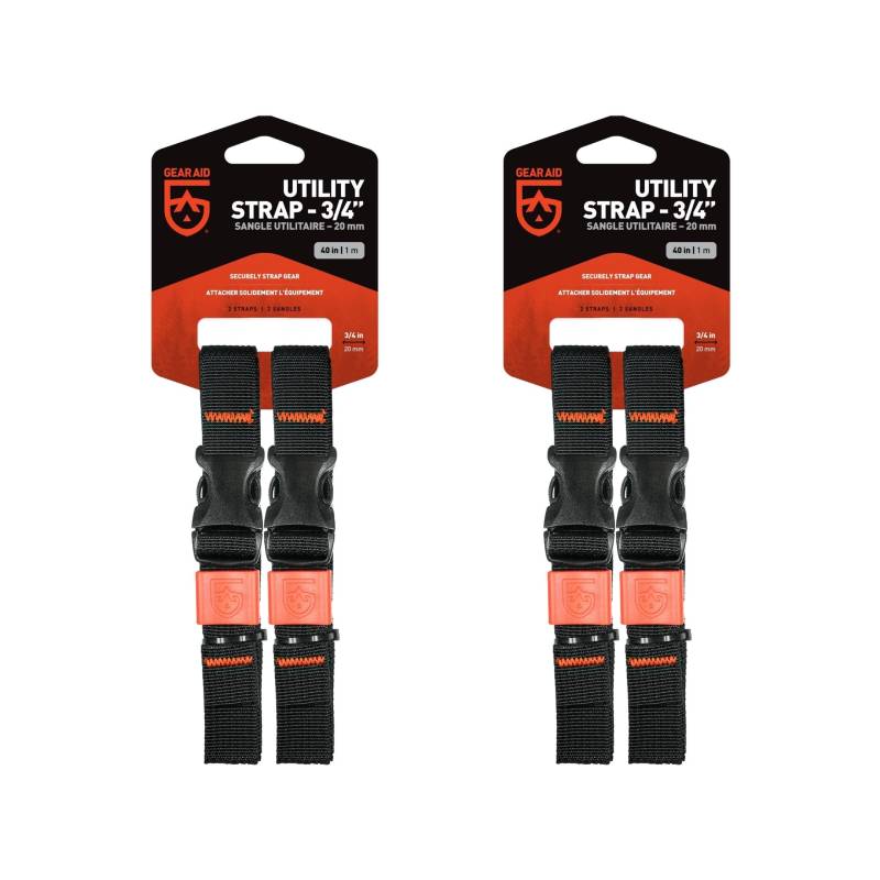GEAR AID Unisex-Erwachsene Utility Strap, schwarz, 3/4" W X 40" L von Gear Aid