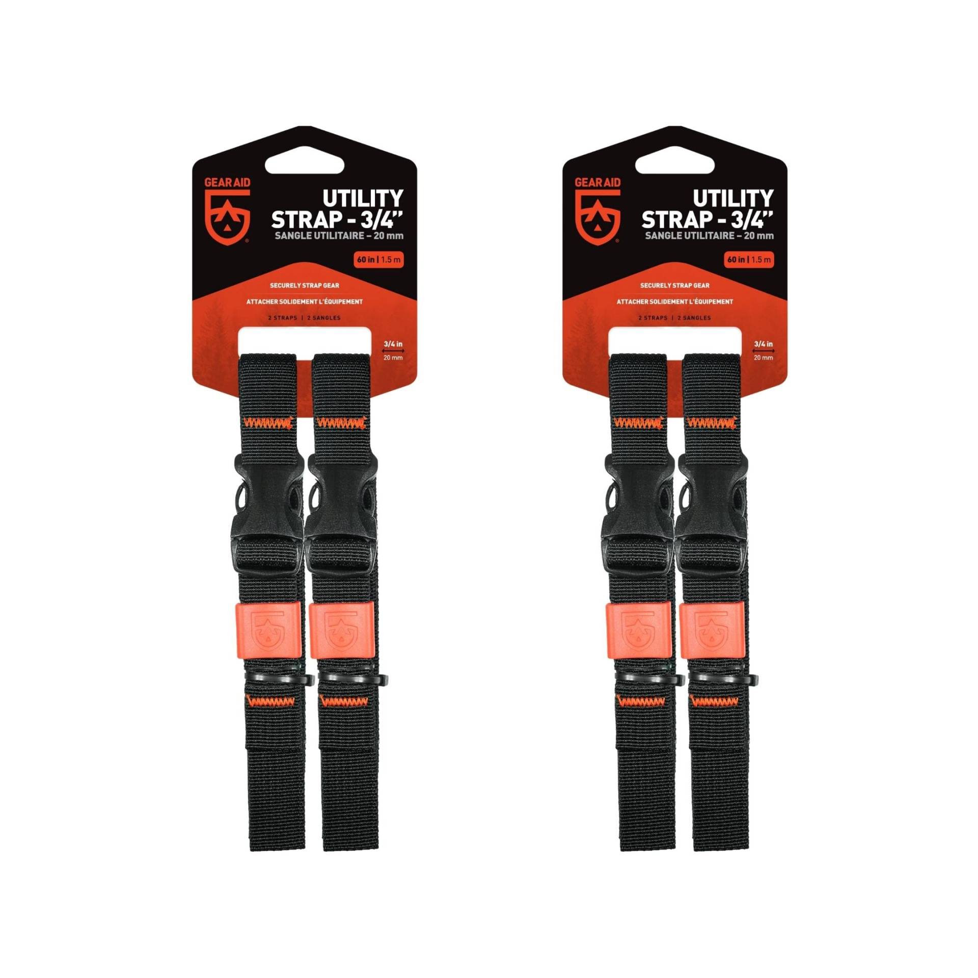 GEAR AID Unisex-Erwachsene Utility Strap, schwarz, 3/4" W X 60" L GEAR AID Unisex-Erwachsene Utility Strap, schwarz, 3/4" W X 60" L von Gear Aid