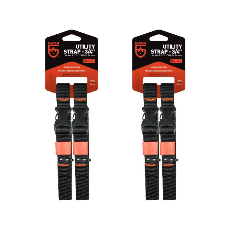 GEAR AID Unisex-Erwachsene Utility Strap, schwarz, 3/4" W X 60" L von Gear Aid