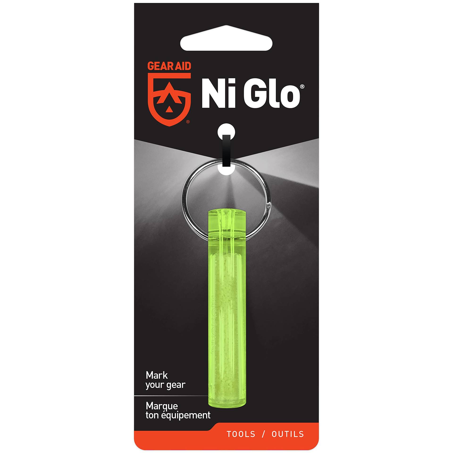 Gear Aid Ni Glo, leuchtender Schlüsselanhänger für Camping, Tauchen und Nachtangeln, Gelb Gear Aid Ni Glo, leuchtender Schlüsselanhänger für Camping, Tauchen und Nachtangeln, Gelb von Gear Aid