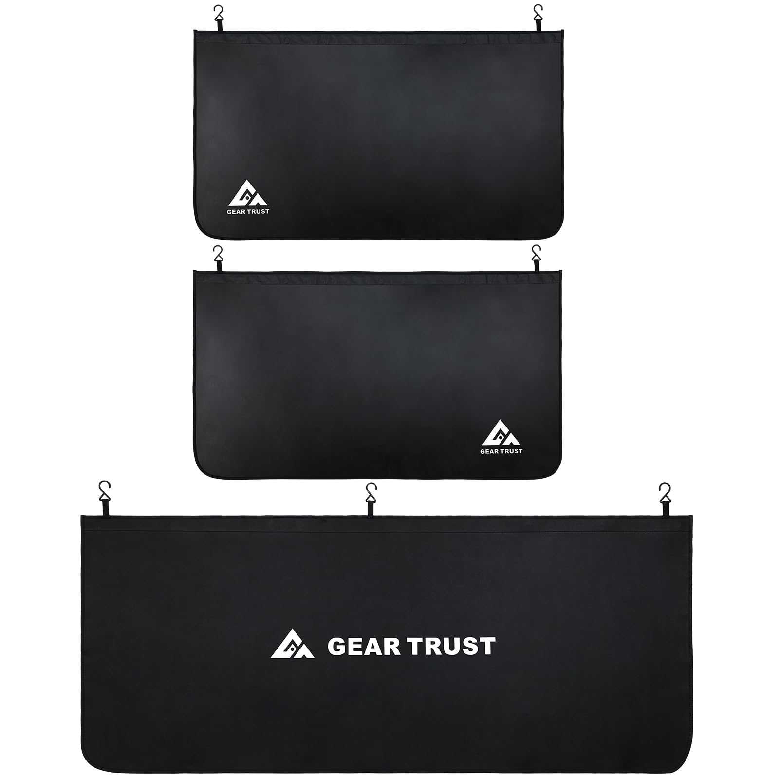 GearTrust Kotflügelschoner 3 Stück Magnetisch Kotflügelschoner Matratze rutschfest Werkstatt Matte Autoreparatur Kotflügel Schutzblech für Schutz mit Haken kfz Werkstatt Ausstattung Auto,160X65cm(XL) von GearTrust