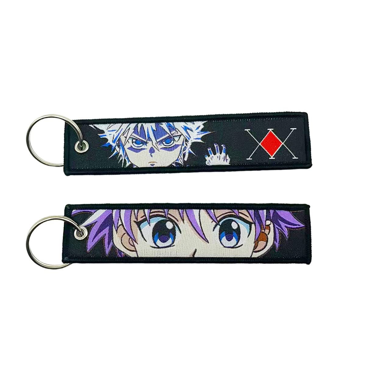 Gearcatweel 1 x Anime-Schlüsselanhänger, Jet-Tag, bestickt, EDC für Motorräder, Roller, ATV, Auto und Anime-Geschenke, Kh-01 von Gearcatweel