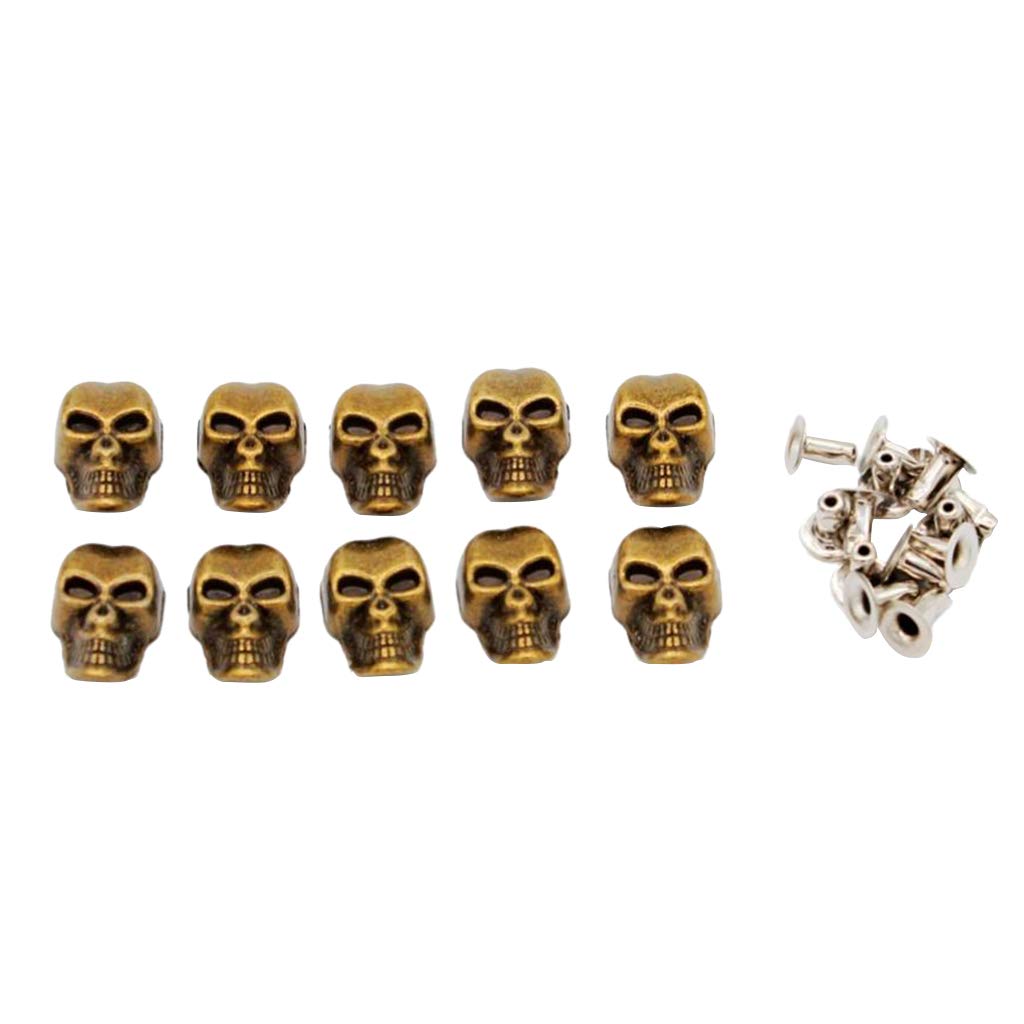 10 Sets Totenkopfnieten Punk-Nieten Nieten DIY Leder Handwerk Zubehör 10 Sets Totenkopfnieten Punk-Nieten Nieten DIY Leder Handwerk Zubehör von Geardeangloow