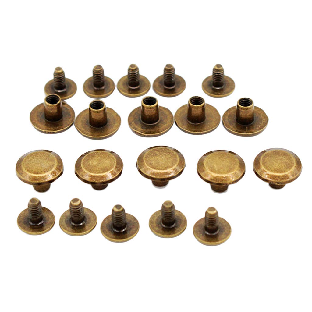 10 Stück Bindung Chicago Schrauben Nagel Nieten Nieten Nieten für DIY Kunst Handwerk 10 x 5 mm 10 Stück Bindung Chicago Schrauben Nagel Nieten Nieten Nieten für DIY Kunst Handwerk 10 x 5 mm von Geardeangloow